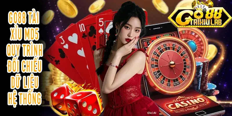 Biểu đồ GO88 Tài Xỉu MD5 thể hiện quy trình kiểm tra dữ liệu