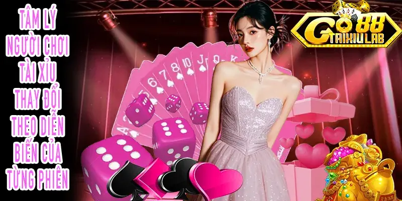 Minh họa tâm lý người chơi tài xỉu khi cảm xúc liên tục biến đổi trong quá trình trải
