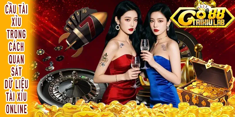 Minh họa cầu tài xỉu cùng bảng dữ liệu kết quả được ghi nhận