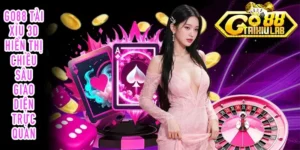 GO88 Tài Xỉu 3D với giao diện hiển thị chiều sâu và không gian